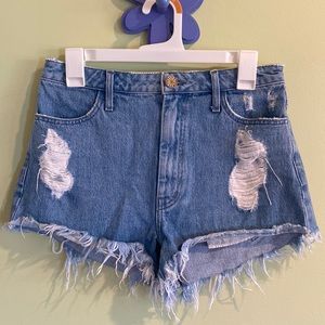 Show Me Your Mumu denim shorts